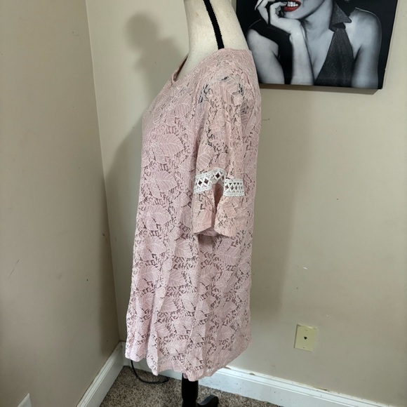 NWT Simply Couture Pink Lace Dress - Picture 4 of 10